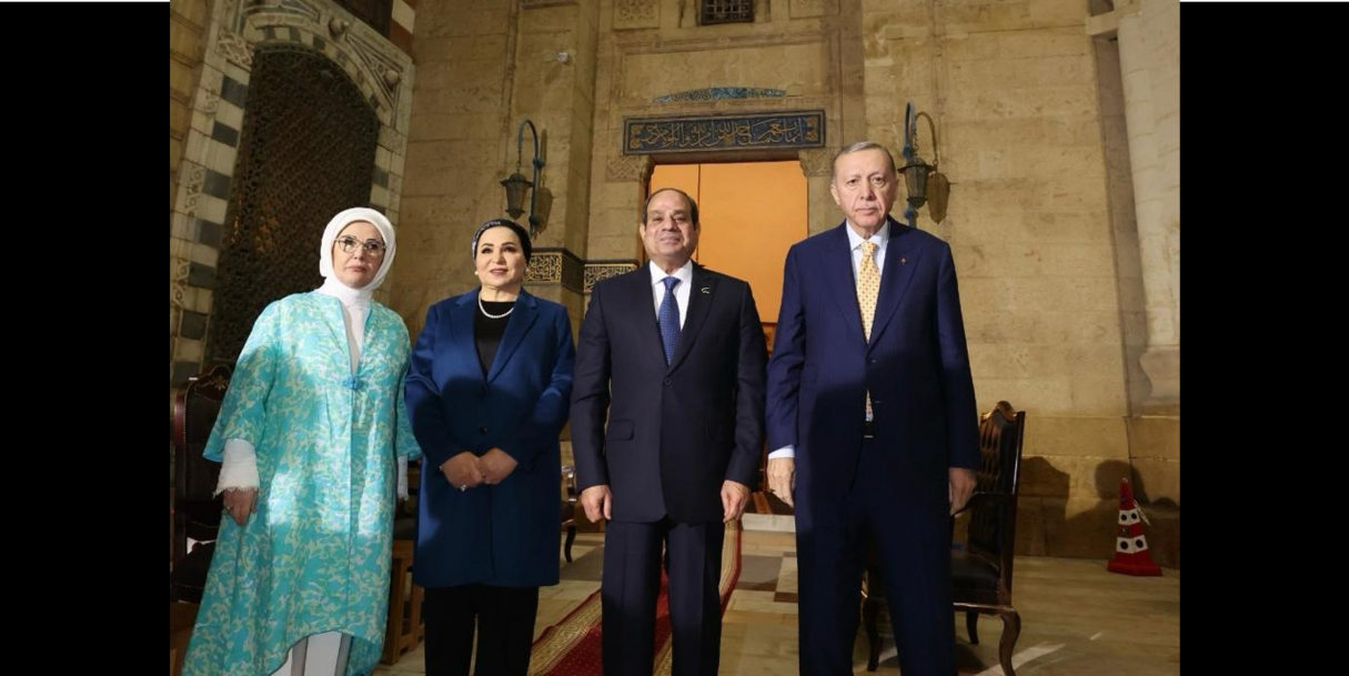 Cumhurbaşkanı Erdoğan, İmam Şafi Türbesi’ni ziyaret etti